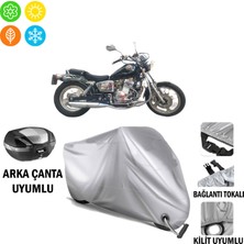 Autoes Regal Raptor Dd 250E-9B Branda Motosiklet Brandası Arka Çanta Bağlantı ve Kilit Uyumlu