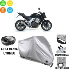 Autoes Kawasaki Z 750 Branda Motosiklet Brandası Arka Çanta Bağlantı ve Kilit Uyumlu