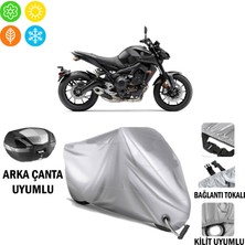 Autoes Yamaha Mt-09 Branda Motosiklet Brandası Arka Çanta Bağlantı ve Kilit Uyumlu