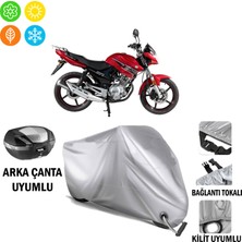 Autoes Arora Ar 125-48 Yebere Branda Motosiklet Brandası Arka Çanta Bağlantı ve Kilit Uyumlu