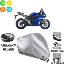 Autoes Yamaha Yzf R25 Branda Motosiklet Brandası Arka Çanta Bağlantı ve Kilit Uyumlu