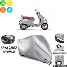 Autoes Vespa Gtv 300 Ie Branda Motosiklet Brandası Arka Çanta Bağlantı ve Kilit Uyumlu