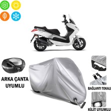 Autoes Tgb X-Motion 250 Efı Branda Motosiklet Brandası Arka Çanta Bağlantı ve Kilit Uyumlu