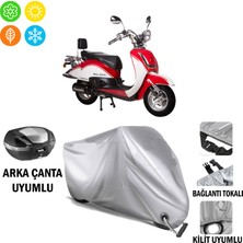 Autoes Rmg Clasico Branda Motosiklet Brandası Arka Çanta Bağlantı ve Kilit Uyumlu