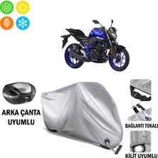 Autoes Yamaha Mt-03 Branda Motosiklet Brandası Arka Çanta Bağlantı ve Kilit Uyumlu