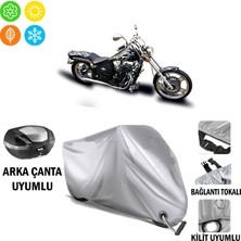 Autoes Regal Raptor Dd 350 E-6 Branda Motosiklet Brandası Arka Çanta Bağlantı ve Kilit Uyumlu