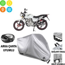 Autoes Mondial 150 Mh Drift Branda Motosiklet Brandası Arka Çanta Bağlantı ve Kilit Uyumlu