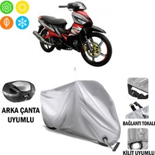 Autoes Modenas GT135 Branda Motosiklet Brandası Arka Çanta Bağlantı ve Kilit Uyumlu