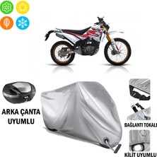 Autoes Rks RK200-R Branda Motosiklet Brandası Arka Çanta Bağlantı ve Kilit Uyumlu