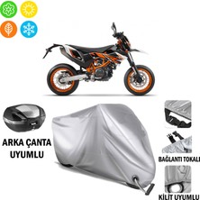 Autoes Ktm 690 Smc Branda Motosiklet Brandası Arka Çanta Bağlantı ve Kilit Uyumlu