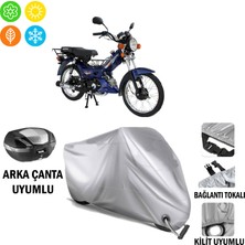 Autoes Mondial 100 Hyena Branda Motosiklet Brandası Arka Çanta Bağlantı ve Kilit Uyumlu