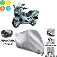 Autoes Malaguti Spider Max Gt 500 Branda Motosiklet Brandası Arka Çanta Bağlantı ve Kilit Uyumlu