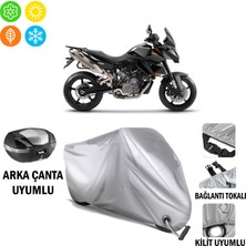 Autoes Ktm 990 Supermoto T Branda Motosiklet Brandası Arka Çanta Bağlantı ve Kilit Uyumlu