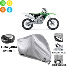 Autoes Kawasaki Kx 250F Branda Motosiklet Brandası Arka Çanta Bağlantı ve Kilit Uyumlu