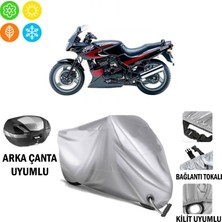 Autoes Kawasaki Gpz 500 Branda Motosiklet Brandası Arka Çanta Bağlantı ve Kilit Uyumlu