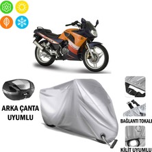 Autoes Kanuni Racer 200 S Branda Motosiklet Brandası Arka Çanta Bağlantı ve Kilit Uyumlu