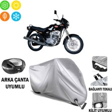 Autoes Jawa Cz 350 Branda Motosiklet Brandası Arka Çanta Bağlantı ve Kilit Uyumlu