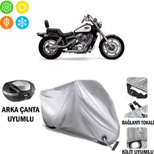 Autoes Honda Vt 1100 Shadow Branda Motosiklet Brandası Arka Çanta Bağlantı ve Kilit Uyumlu
