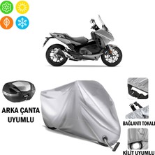 Autoes Honda Nc 750D Integra Branda Motosiklet Brandası Arka Çanta Bağlantı ve Kilit Uyumlu