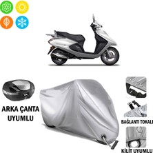 Autoes Honda Spacy 110 Branda Motosiklet Brandası Arka Çanta Bağlantı ve Kilit Uyumlu