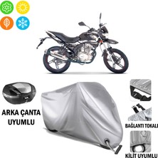 Autoes Falcon Wonder 150 Branda Motosiklet Brandası Arka Çanta Bağlantı ve Kilit Uyumlu