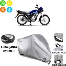 Autoes Honda Cb 125 Branda Motosiklet Brandası Arka Çanta Bağlantı ve Kilit Uyumlu