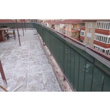 Morilu Gölgelik File Bahçe Gölgelik - 75lik - 5 Metre En Yeşil - Şeritli Halkalı - Plaj Gölgelik Tekne Gölgeliği