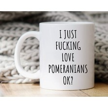 Bexdore Pomeranyalıları Seviyorum Kupa, Pomeranya Kupa, Pomeranya Hediyesi, Ingilizce Kupa