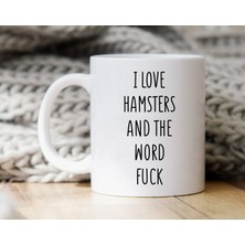 Bexdore Hamsterleri Seviyorum Kupa, Hamster Sevgiliye Hediye, Hamster Kupa, Ingilizce Kupa