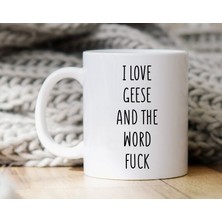 Bexdore Kazları Seviyorum Kupa, Kaz Kupa, Kaz Hediye, Komik Kaz Ingilizce Kupa