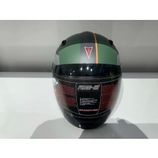 Free-M Kask Free-M 601 Çenesiz Mat Yeşil