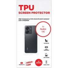 Wrapsol Xiaomi Redmi 13C Arka ve Yan Koruyucu Tpu Film