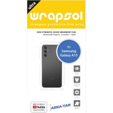 Wrapsol Samsung Galaxy A15 Arka ve Yan Koruyucu Poliüretan Film