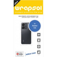 Wrapsol Xiaomi Redmi 13C Arka ve Yan Koruyucu Poliüretan Film