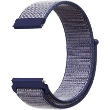 Gpack Honor Watch 4 Pro Kordon Cırtcırt Kumaş Ayarlanabilir Lacivert