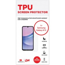 Wrapsol Samsung Galaxy A15 Ekran Koruyucu Tpu Film