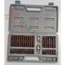 ALWAYSSPEED Rico 40 Parça Lokmalı Power Bits Torx Torck Tork Kaplamalı S2 Çelik Seti Takımı