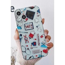 3gen Case Iphone 15 Sağlıkçı Temalı Şeffaf Silikon Kılıf Gn21