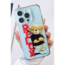 3gen Case İphone 13 Pro Max Kılıf Desenli Şeffaf Silikon Kılıf - relax