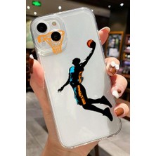 3gen Case Iphone 15 Basket Smaç Desenli Şeffaf Silikon Kılıf Gn29