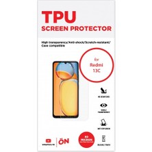 Wrapsol Xiaomi Redmi 13C Ekran Koruyucu Tpu Film