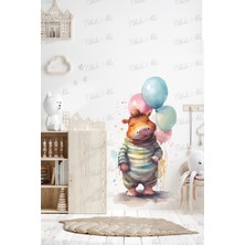 Etiketci Abla Çocuk Odası Duvar Stickeri - 03