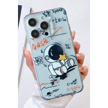 3gen Case İphone 15 Pro Max Uyumlu Desenli Şeffaf Silikon Kılıf