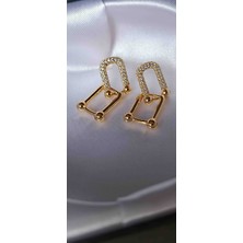 Zülisch Çelik Küpe Gold Zülisch