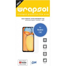 Wrapsol Xiaomi Redmi 13C Ekran Koruyucu Poliüretan Film