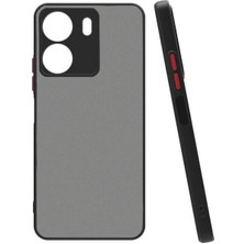 Dlrcase Xiaomi Poco C65 Kılıf Hux Kamera Korumalı Silikon Siyah