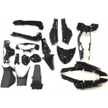 Motosvn Mondial 110 Ft Kaporta Seti Siyah Komple