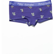 Paul Kenzie Desenli Kadın Boyshort Külot %95 Pamuk %5 Elastan Koala 1 Adet Eco Characters