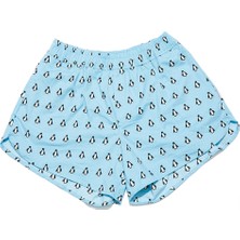 Paul Kenzie Desenli Kadın Ev Şort – Chill Space Collection – Cool Like Penguin
