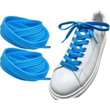 İpekbazaar Exclusive 120 cm Yassı Spor Ayakkabı Bağcığı, Çift Katmanlı Örgülü Sneakers Bağcık, 1 Çift